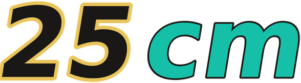 25cm logo